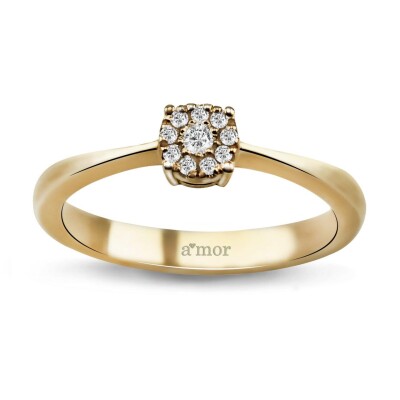 0.07 Karat Pırlanta Coronet Yüzük - IDL Sertifikalı - Amor Pırlanta