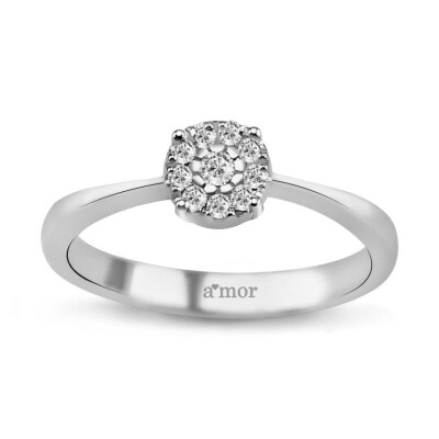 0.07 Karat Pırlanta Coronet Yüzük - IDL Sertifikalı - Amor Pırlanta