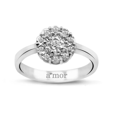 0.09 Karat Pırlanta Fantezi Yüzük - IDL Sertifikalı - Amor Pırlanta