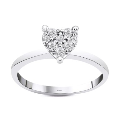 0.13 Karat Pırlanta Coronet Yüzük - IDL Sertifikalı - Amor Pırlanta