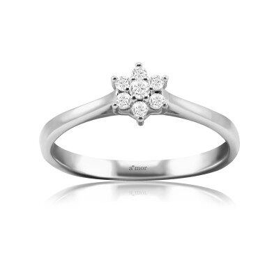 0.13 Karat Pırlanta Fantezi Yüzük - IDL Sertifikalı - Amor Pırlanta