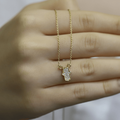 0.15 Karat Pırlanta Fantezi Kolye - IDL Sertifikalı - 2