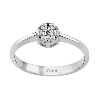 0.18 Karat Pırlanta Coronet Yüzük - IDL Sertifikalı - Amor Pırlanta