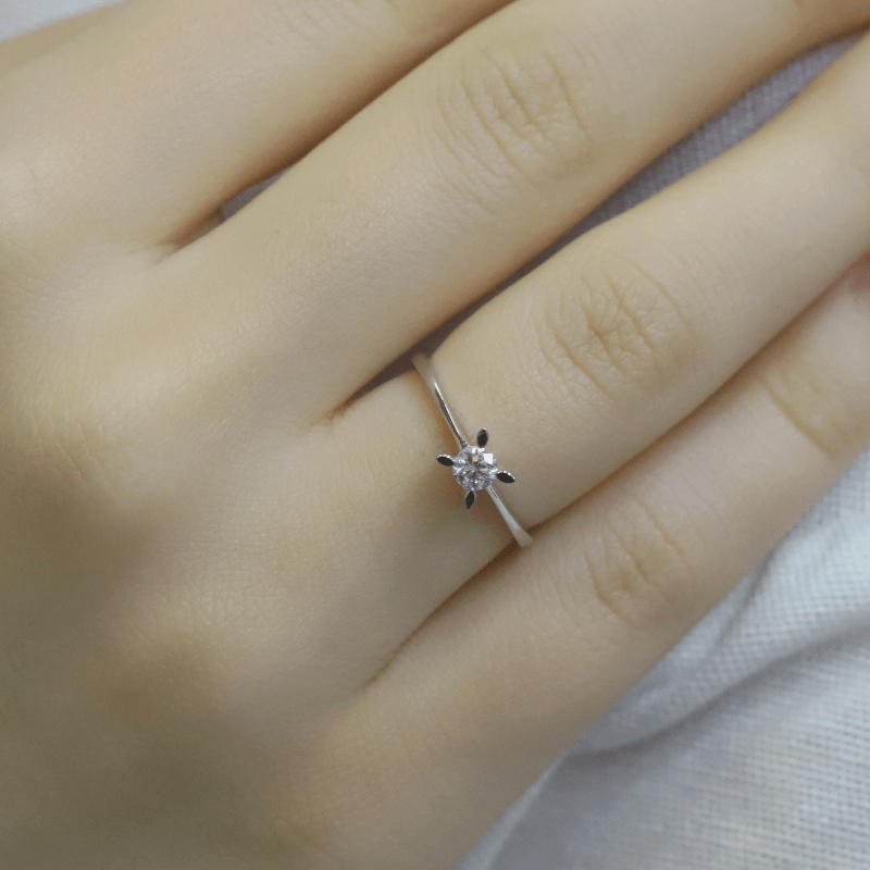 0.20 Karat Pırlanta Tektaş Yüzük - IDL Sertifikalı - 6