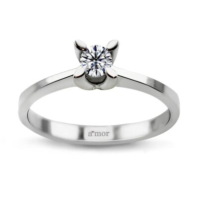 0.20 Karat Pırlanta Tektaş Yüzük - IDL Sertifikalı - Amor Pırlanta