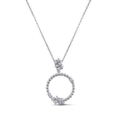 0.21 Karat Pırlanta Fantezi Kolye - IDL Sertifikalı - Amor Pırlanta