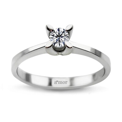 0.23 Karat Pırlanta Tektaş Yüzük - IDL Sertifikalı - Amor Pırlanta