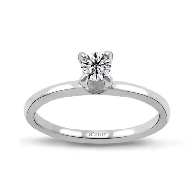 0.23 Karat Pırlanta Tektaş Yüzük - IDL Sertifikalı - Amor Pırlanta