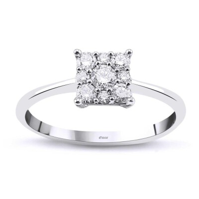 0.24 Karat Pırlanta Coronet Yüzük - IDL Sertifikalı - Amor Pırlanta
