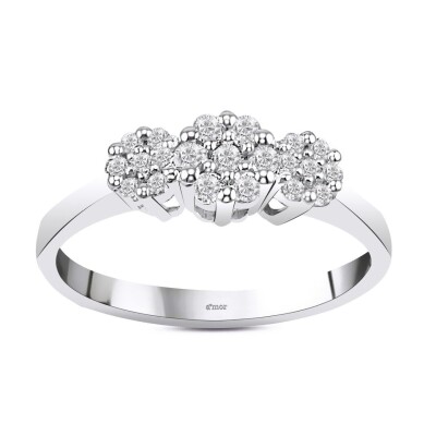 0.25 Karat Pırlanta Fantezi Yüzük - IDL Sertifikalı - Amor Pırlanta