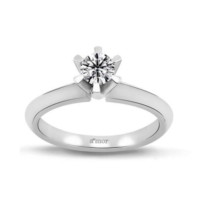 0.26 Karat Sertifikalı Pırlanta Tektaş Yüzük - IDL Sertifikalı - Amor Pırlanta
