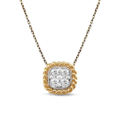 0.26 Karat Pırlanta Fantezi Kolye - IDL Sertifikalı - Amor Pırlanta