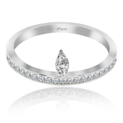 0.27 Karat Pırlanta Fantezi Yüzük - IDL Sertifikalı - Amor Pırlanta