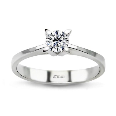 0.29 Karat Pırlanta Tektaş Yüzük - IDL Sertifikalı - Amor Pırlanta