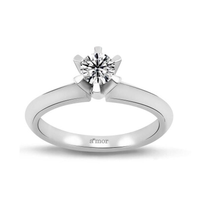 0.30 Karat Pırlanta Tektaş Yüzük - IDL Sertifikalı - Amor Pırlanta