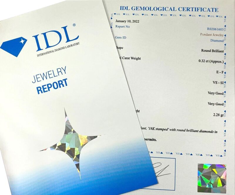 0.30 Karat Pırlanta Tektaş Yüzük - IDL Sertifikalı - 4