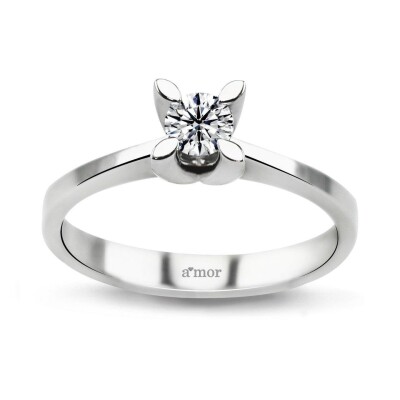 0.32 Karat Pırlanta Tektaş Yüzük - IDL Sertifikalı - Amor Pırlanta