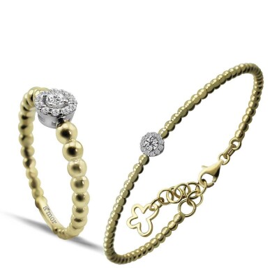 0.34 Karat Fantezi Pırlanta Set - IDL Sertifikalı - Amor Pırlanta