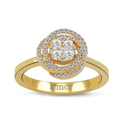 0.34 Karat Pırlanta Fantezi Yüzük - IDL Sertifikalı - Amor Pırlanta