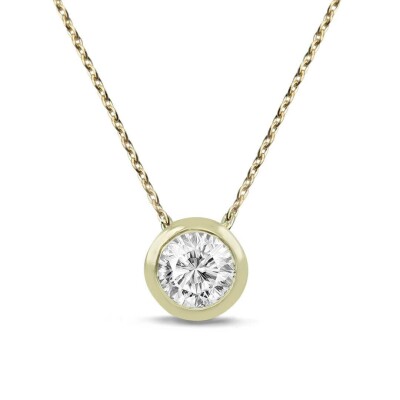 0.35 Karat Pırlanta Tektaş Kolye - IDL Sertifikalı - Amor Pırlanta