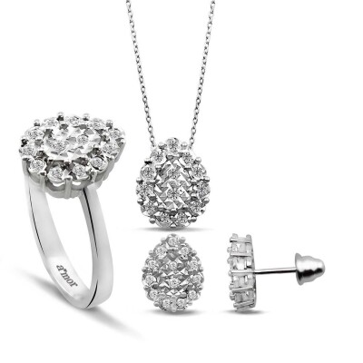 0.38 Karat Fantezi Pırlanta Set - IDL Sertifikalı - Amor Pırlanta