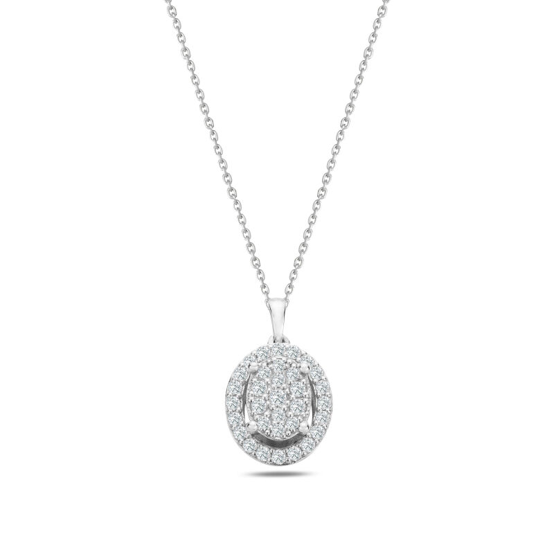 0.38 Karat Coronet Pırlanta Kolye - IDL Sertifikalı - 1