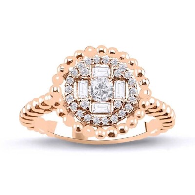 0.40 Karat Pırlanta Baget Yüzük - IDL Sertifikalı - Amor Pırlanta