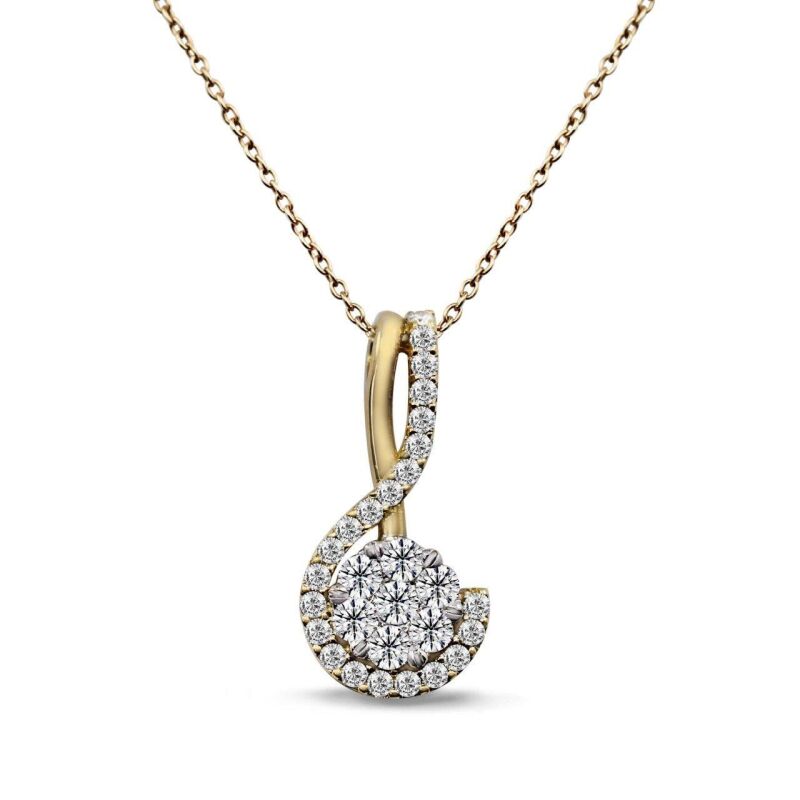 0.50 Karat Pırlanta Fantezi Kolye - IDL Sertifikalı - 1