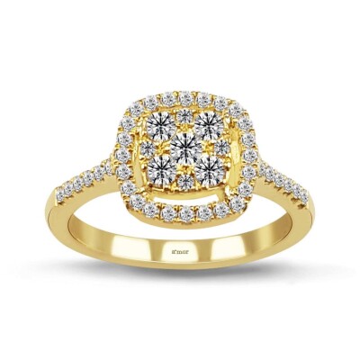 0.50 Karat Pırlanta Fantezi Yüzük - IDL Sertifikalı - Amor Pırlanta