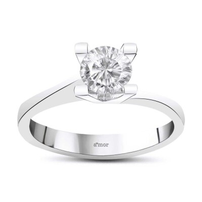 0.50 Karat Pırlanta Tektaş Yüzük -IDL Sertifikalı - Amor Pırlanta