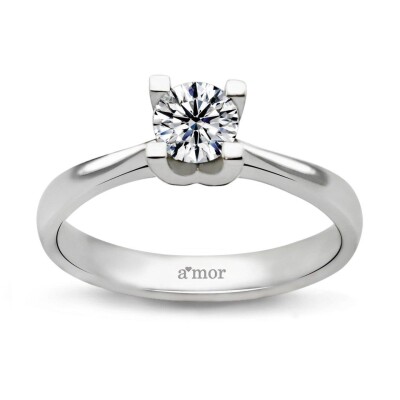 0.60 Karat Pırlanta Tektaş Yüzük - IDL Sertifikalı - Amor Pırlanta