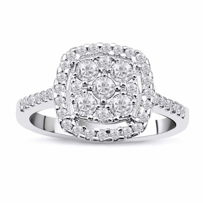 0.65 Karat Pırlanta Coronet Yüzük - IDL Sertifikalı - Amor Pırlanta
