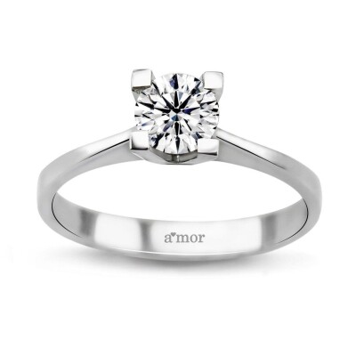 0.70 Karat Pırlanta Tektaş Yüzük - IDL Sertifikalı - Amor Pırlanta