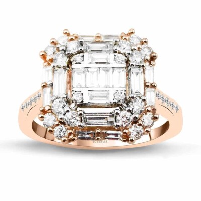 0.82 Karat Pırlanta Baget Yüzük - IDL Sertifikalı - Amor Pırlanta