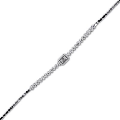 0.85 Karat Pırlanta Baget Bileklik - IDL Sertifikalı - Amor Pırlanta