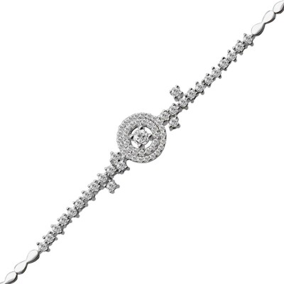 0.86 Karat Pırlanta Fantezi Bileklik - IDL Sertifikalı - Amor Pırlanta