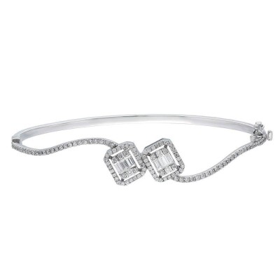 1.00 Karat Pırlanta Baget Bileklik - IDL Sertifikalı - Amor Pırlanta
