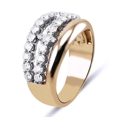 1.00 Karat Pırlanta Fantezi Yüzük - IDL Sertifikalı - Amor Pırlanta