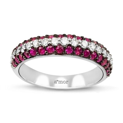 1.04 Karat Pırlanta Pembe Safir Yüzük - IDL Sertifikalı - Amor Pırlanta