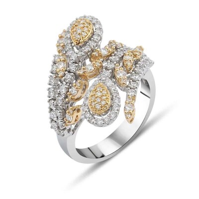 1.10 Karat Pırlanta Fantezi Yüzük - IDL Sertifikalı - Amor Pırlanta