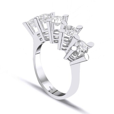 1.20 Karat Pırlanta Beştaş Yüzük - IDL Sertifikalı - 2