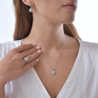 1.34 Karat Fantezi Pırlanta Set - IDL Sertifikalı - 2