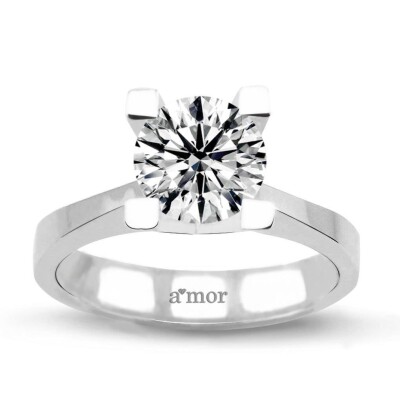 1.50 Karat Pırlanta Tektaş Yüzük - HRD Sertifikalı - Amor Pırlanta