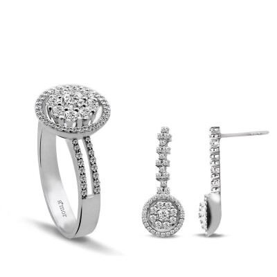 1.51 Karat Fantezi Pırlanta Set - IDL Sertifikalı - Amor Pırlanta