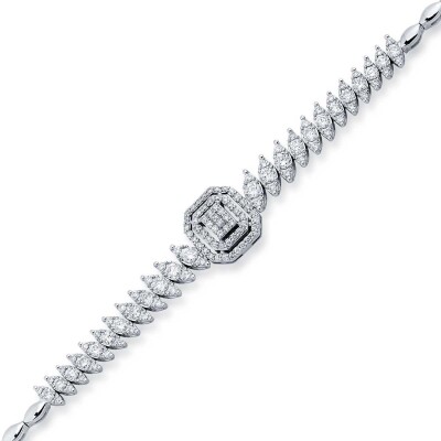 1.80 Karat Pırlanta Fantezi Bileklik - IDL Sertifikalı - Amor Pırlanta