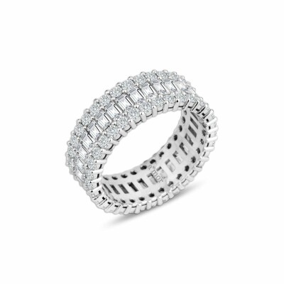 3.42 Karat Pırlanta Baget Tamtur Yüzük - IDL Sertifikalı - Amor Pırlanta